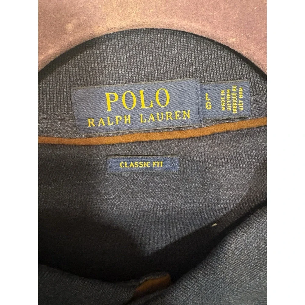 Polo Ralph Lauren Blue Shirt Classic Fit Longsleeves Cotton Large Preppy Casual